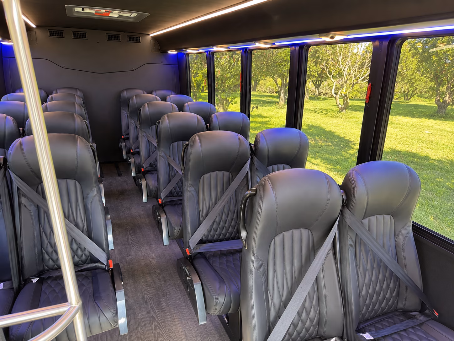 marysville long distance transportation onboard seating