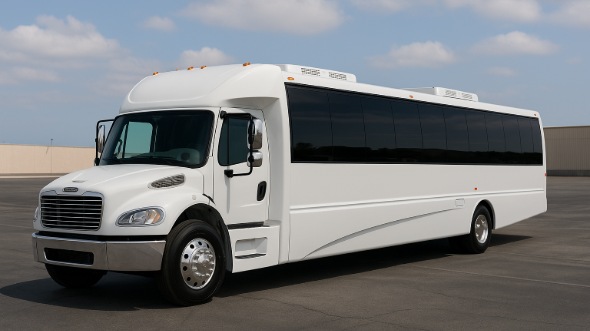 Exterior of Charter Bus Company Marysville's 28 Passenger Mini bus in Marysville