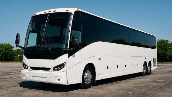 Exterior of Charter Bus Company Marysville's 54 Passenger Charter Bus in Marysville