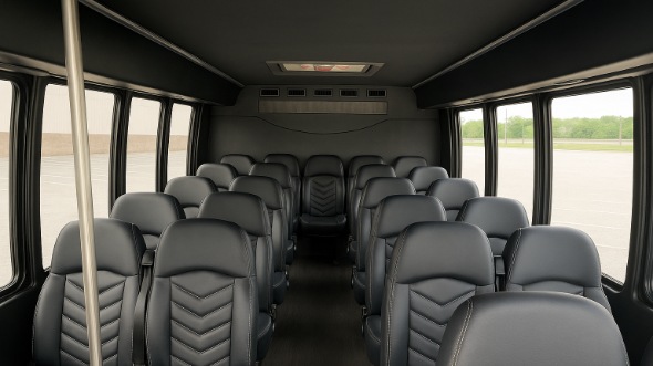 marysville 18 passenger minibus inside