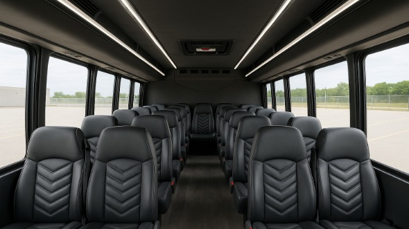 marysville 20 passenger minibus inside